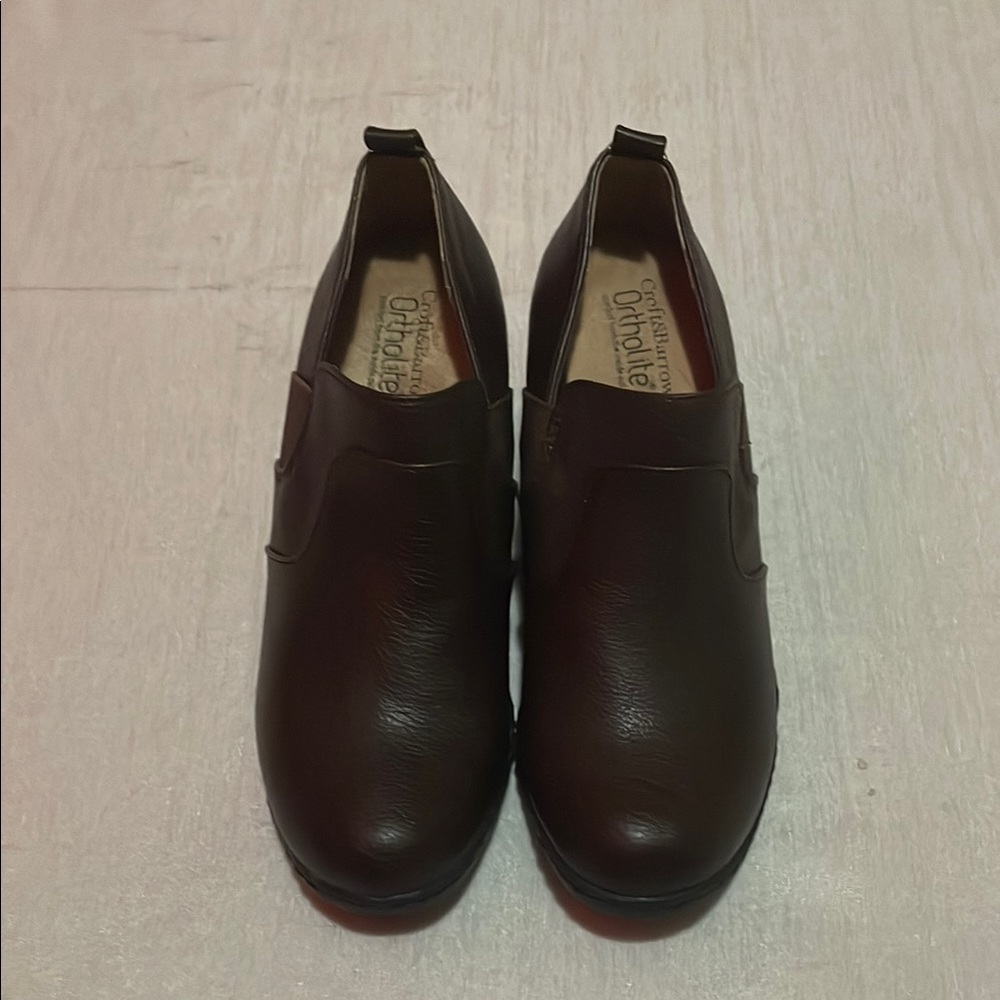 Croft&Barrow Brown Leather Ankle Boots